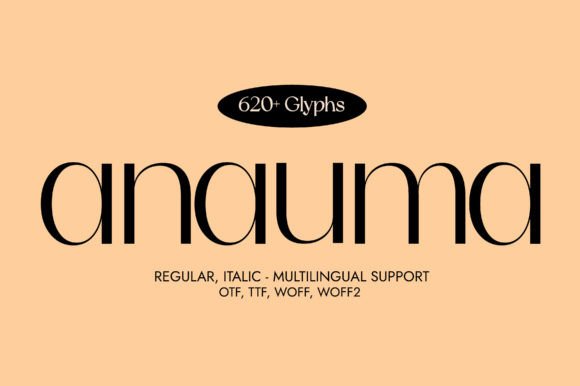 Anauma: A Minimalist Sans Serif Typeface for Editors
