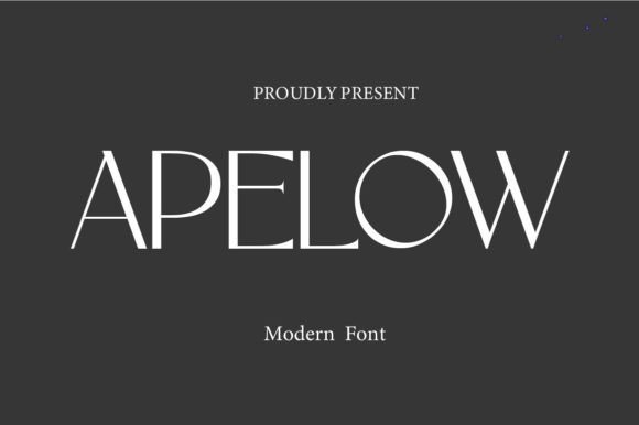 Apelow Font: Modern Branding for Small Business