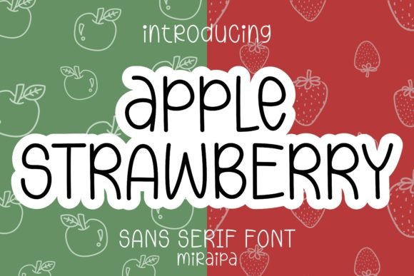 Apple Strawberry Font for Playful Web Design