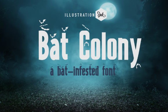 Bat Colony Font Review for Bold Branding