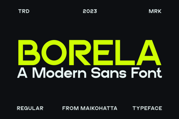 Borela Typeface Review for Modern Branding