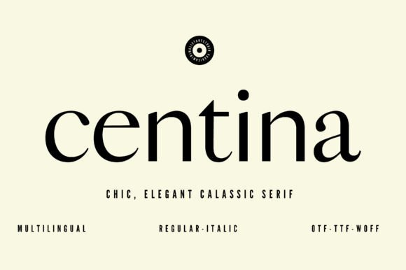 Centina Typeface for Modern Branding