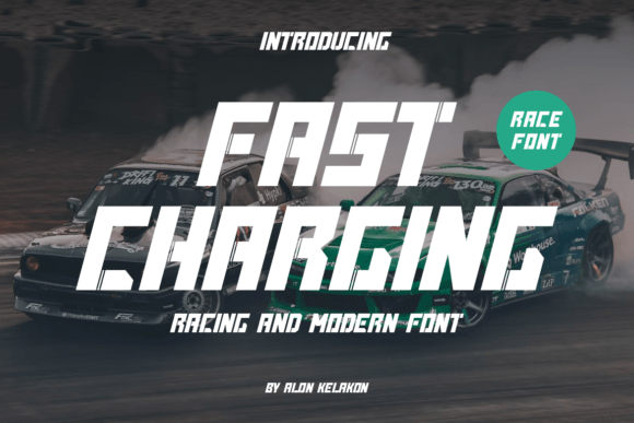Fast Charging Font for Bold Campaign Headlines