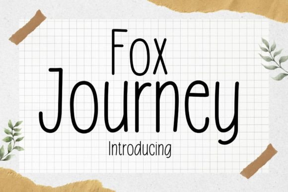 Fox Journey Sans Serif Font for Clear Campaigns