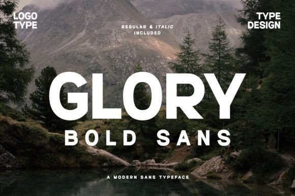 Glory Bold Typeface Review for Modern Brands