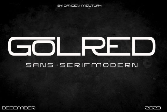 Golred: A Clean Sans Serif Font for Small Business Branding