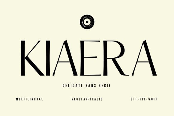 Kiaera: A Chic Sans Serif Typeface for Editorial Design