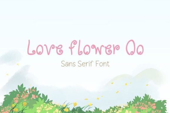 Love Flowers Oo Font for Crafters
