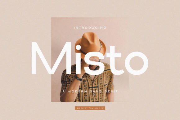 Misto: A Modern Sans Serif Font for Editorial Design