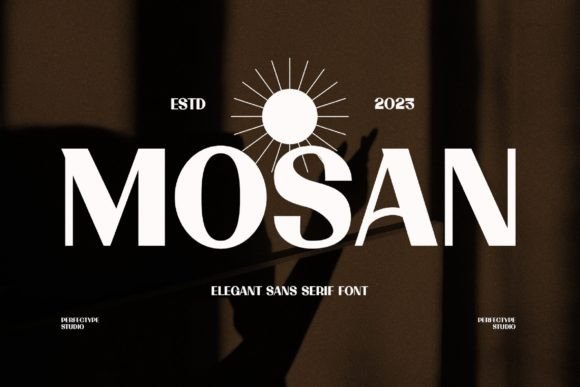 Mosan: The Elegant Sans Serif Font for Modern Branding