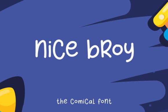 Nice Broy: A Cute Sans Serif Font for Editors