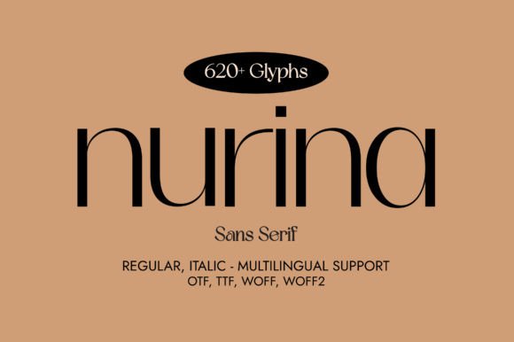 Nurina: The Minimalist Sans Serif for Modern Designers