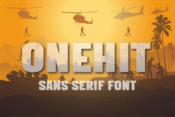 Onehit: The Modern Sans Serif Font for Crafters