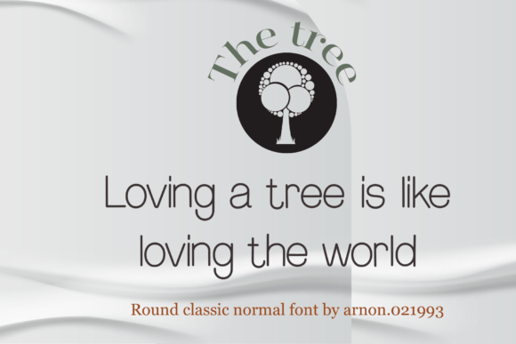 Round Classic Normal: A Modern Typeface for Small Business Branding