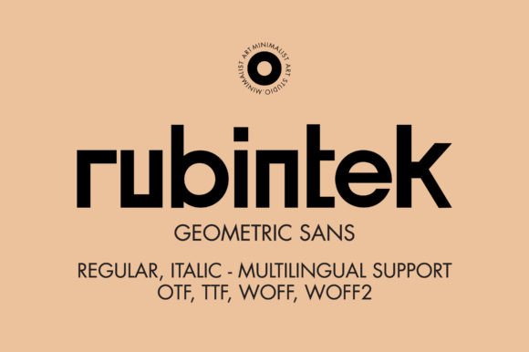 Rubintek: The Minimalist Sans Serif for Modern Design