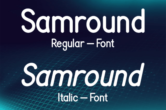 Samround Typeface for Modern Web Design