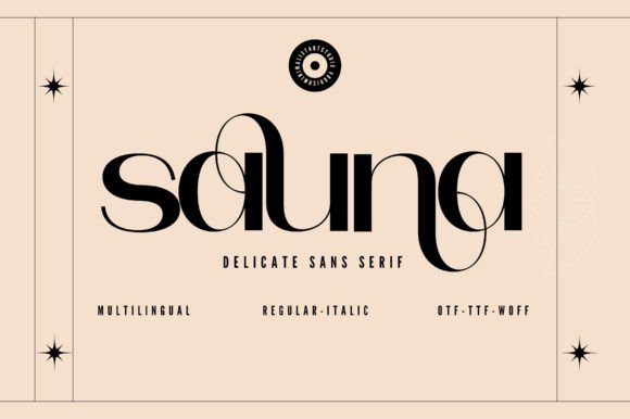 Sauna Font: Elevating Editorial Design with Elegant Sans Serif Typography
