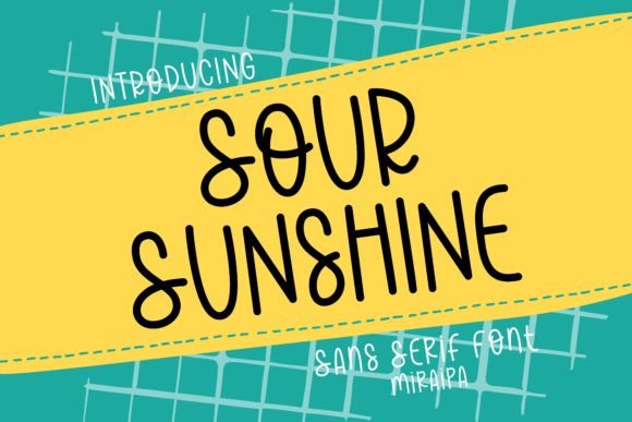 Sour Sunshine: A Friendly Handwritten Sans Serif Font for Branding