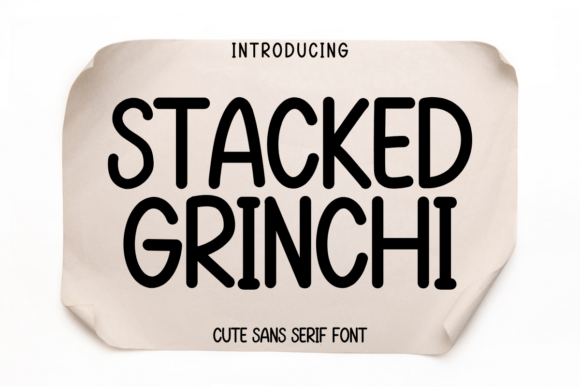 Stucked Grinchi Font for Digital Design