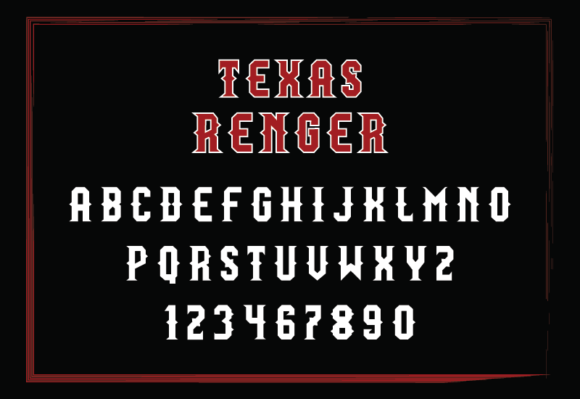 Using Texas Renger for Clean Retro Branding