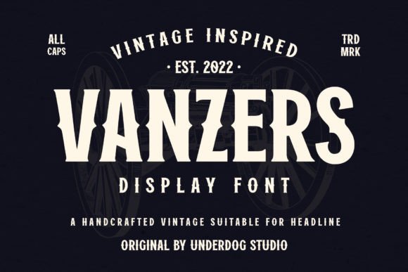 Vanzers: A Bold Sans Serif Font for Branding