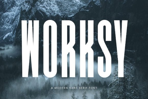 Worksy: The Tall Sans Serif Font for Makers